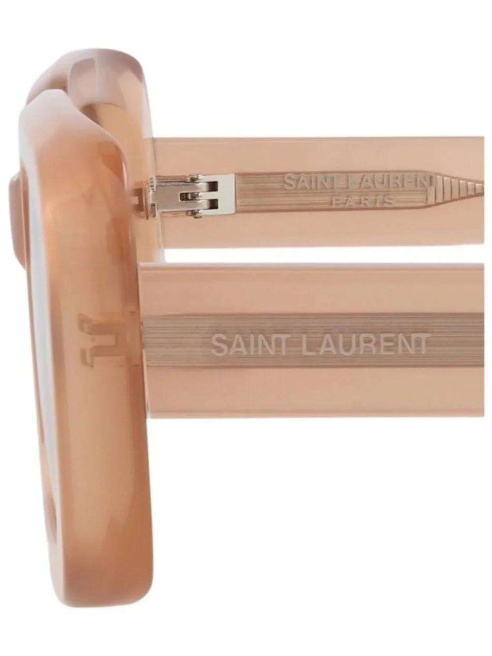 New Saint Laurent Unisex Square/Rectangle Orange Orange Brown Fashion Designer E